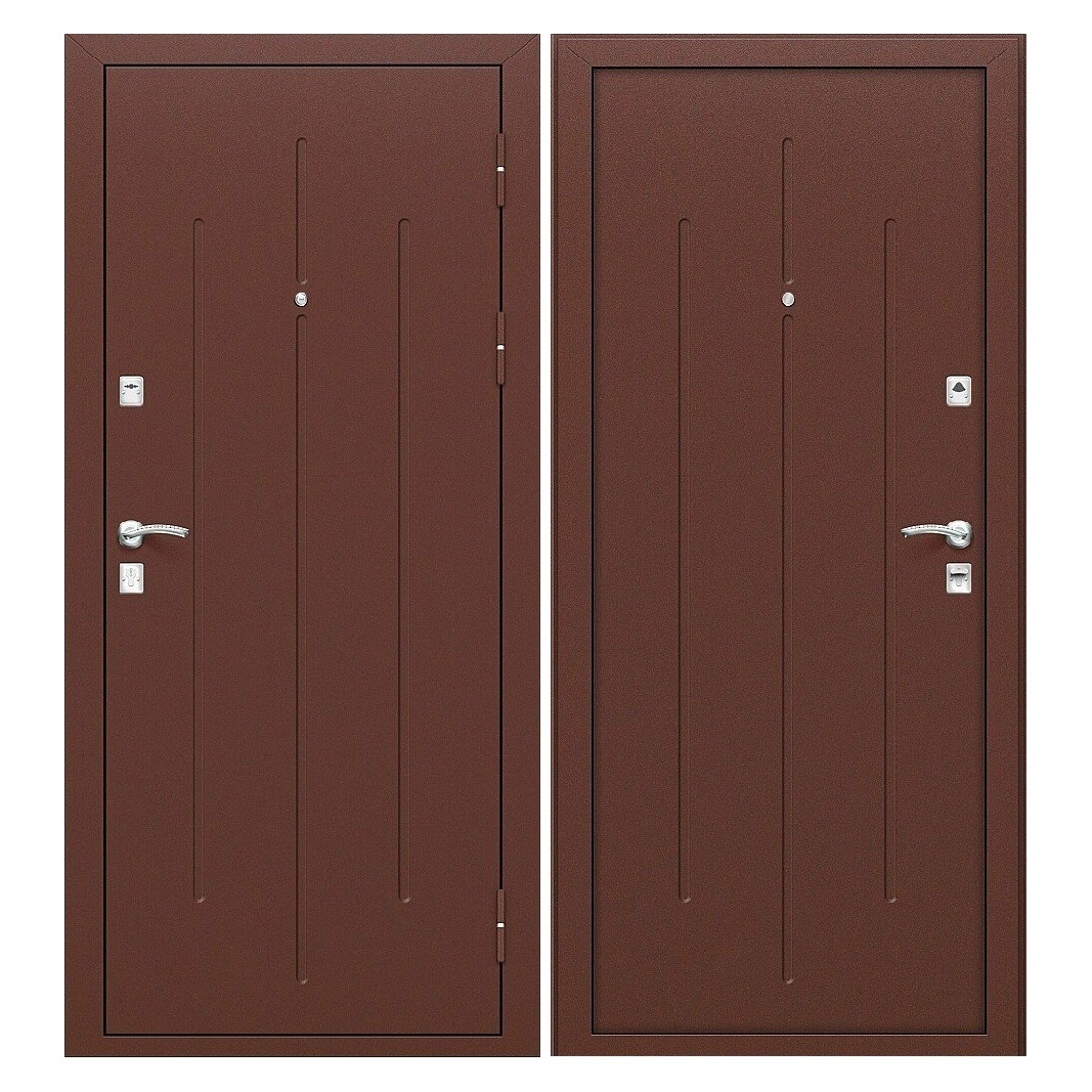 Дверь недорого Стройгост 7-2 металл